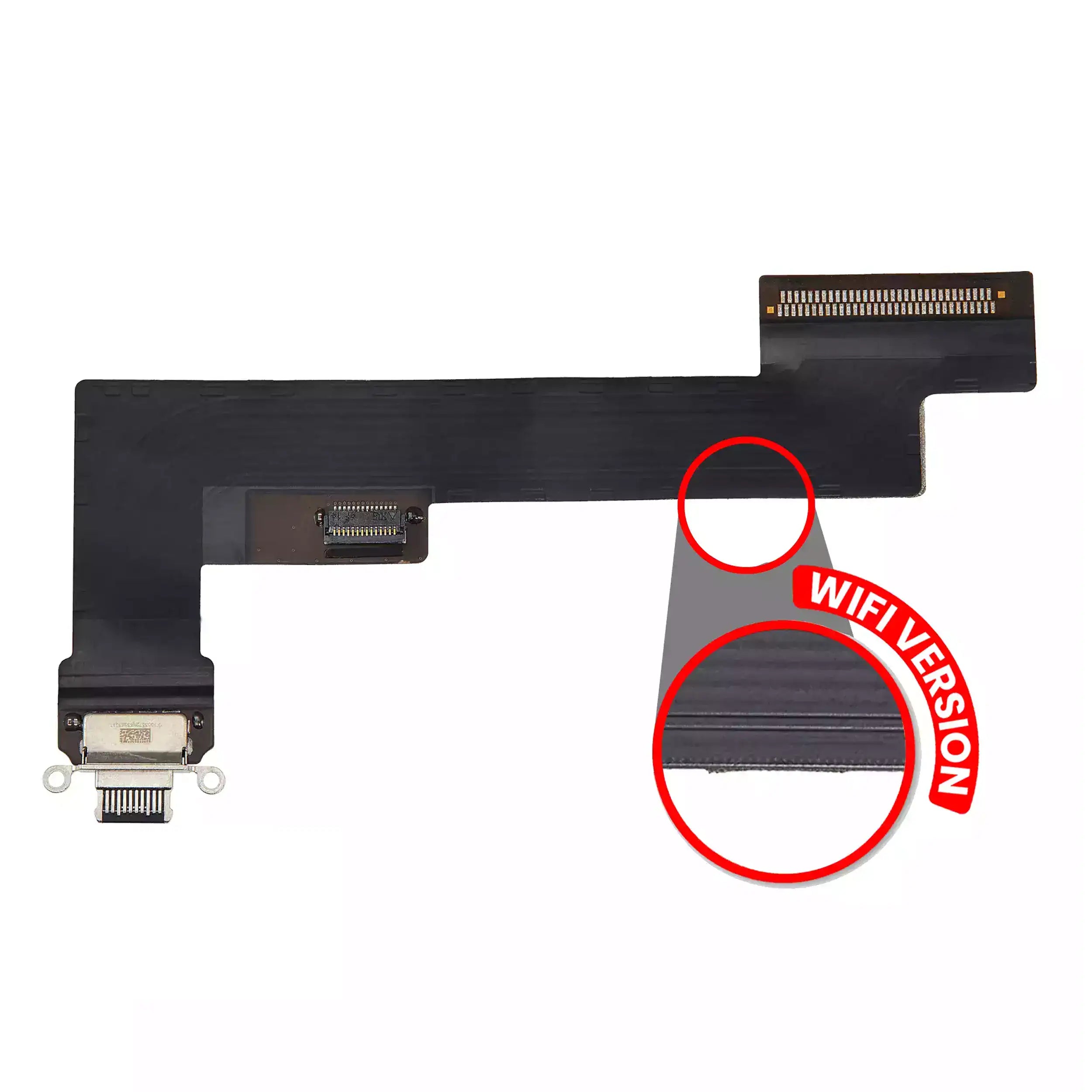 For iPad Air 4 (2020) Charging Port Flex Cable Replacement / Wifi Version (Premium) (All Colors)