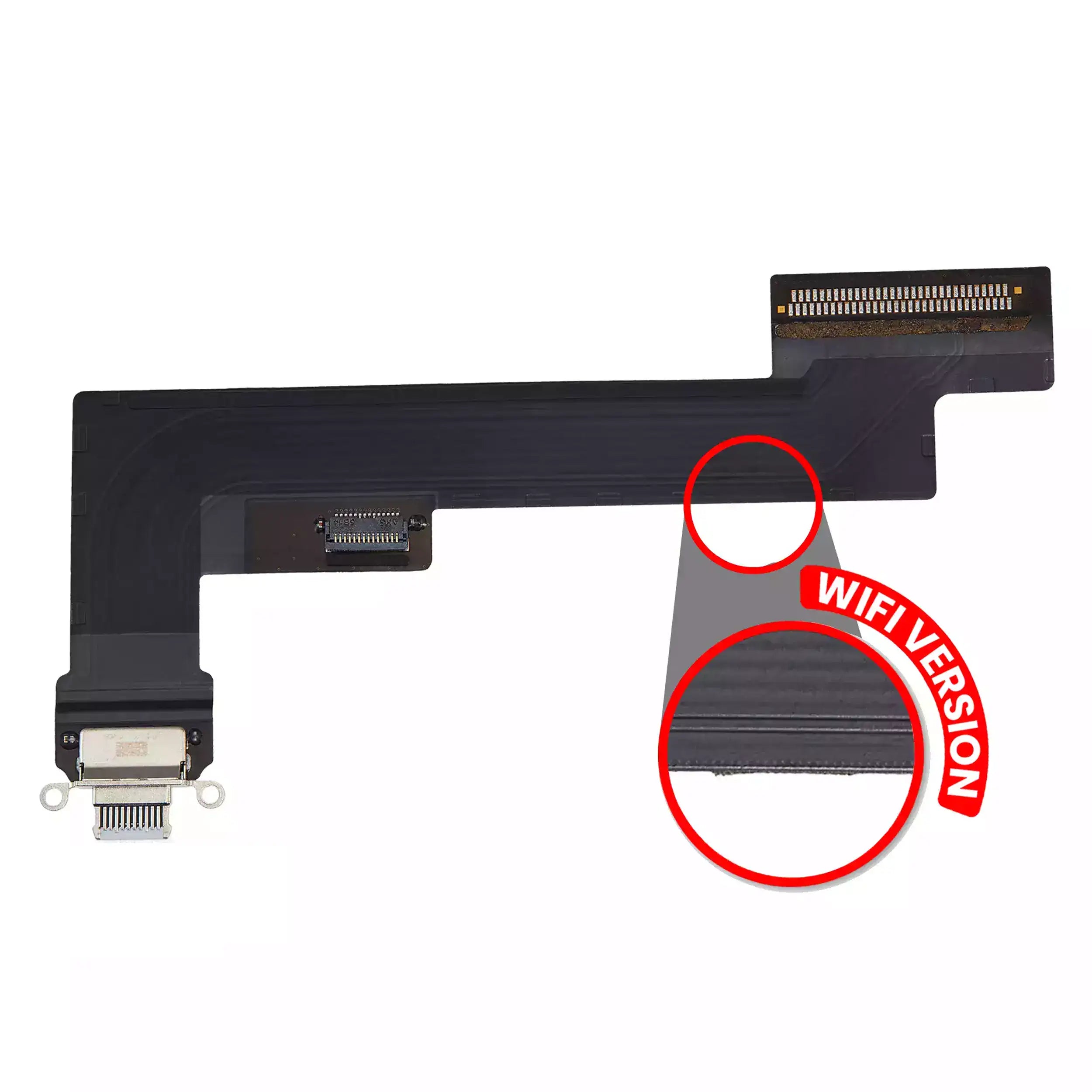 For iPad Air 4 (2020) Charging Port Flex Cable Replacement / Wifi Version (Premium) (All Colors)