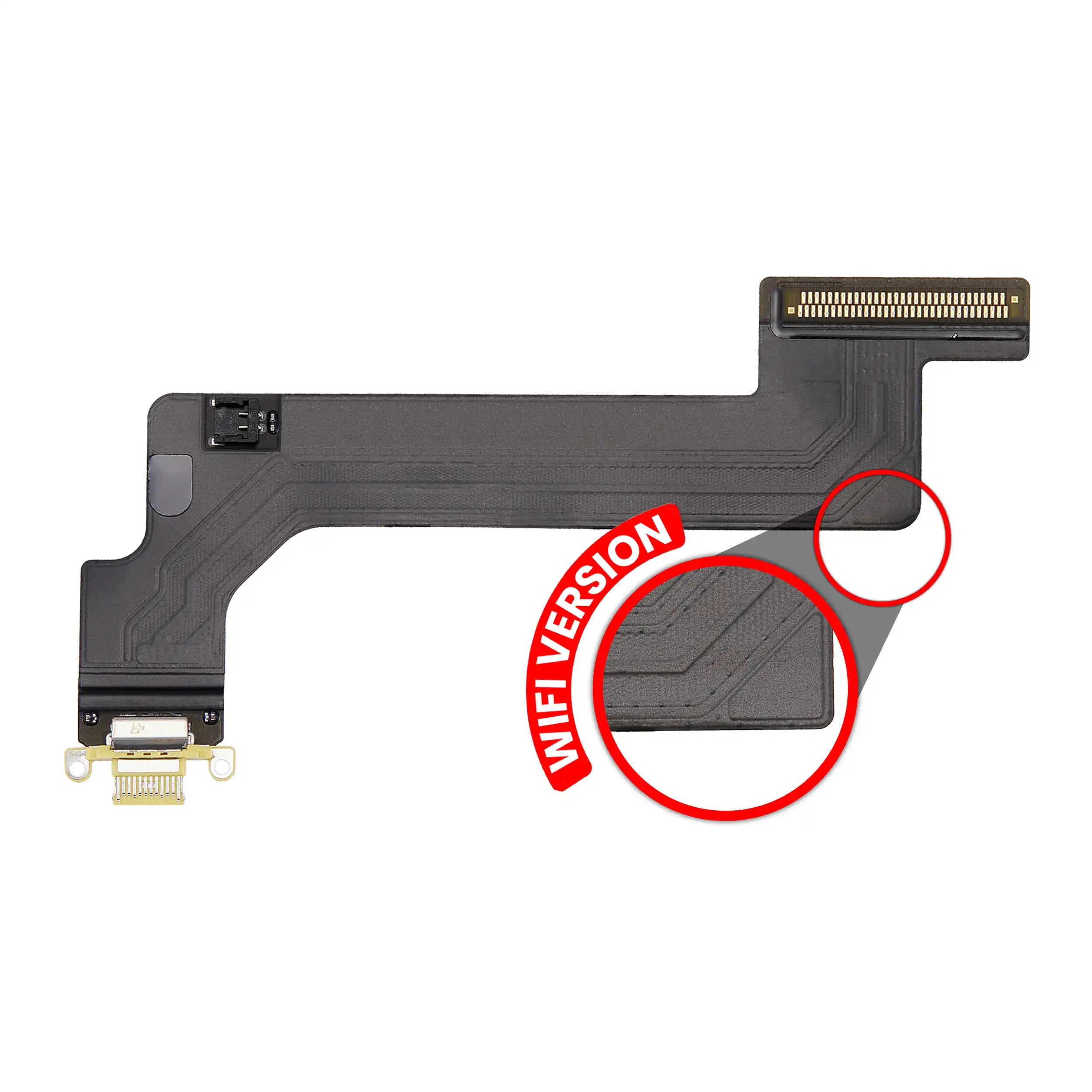 For iPad 10th Gen (2022) Charging Port Flex Cable Replacement / Wifi Version (Premium) (All Colors)