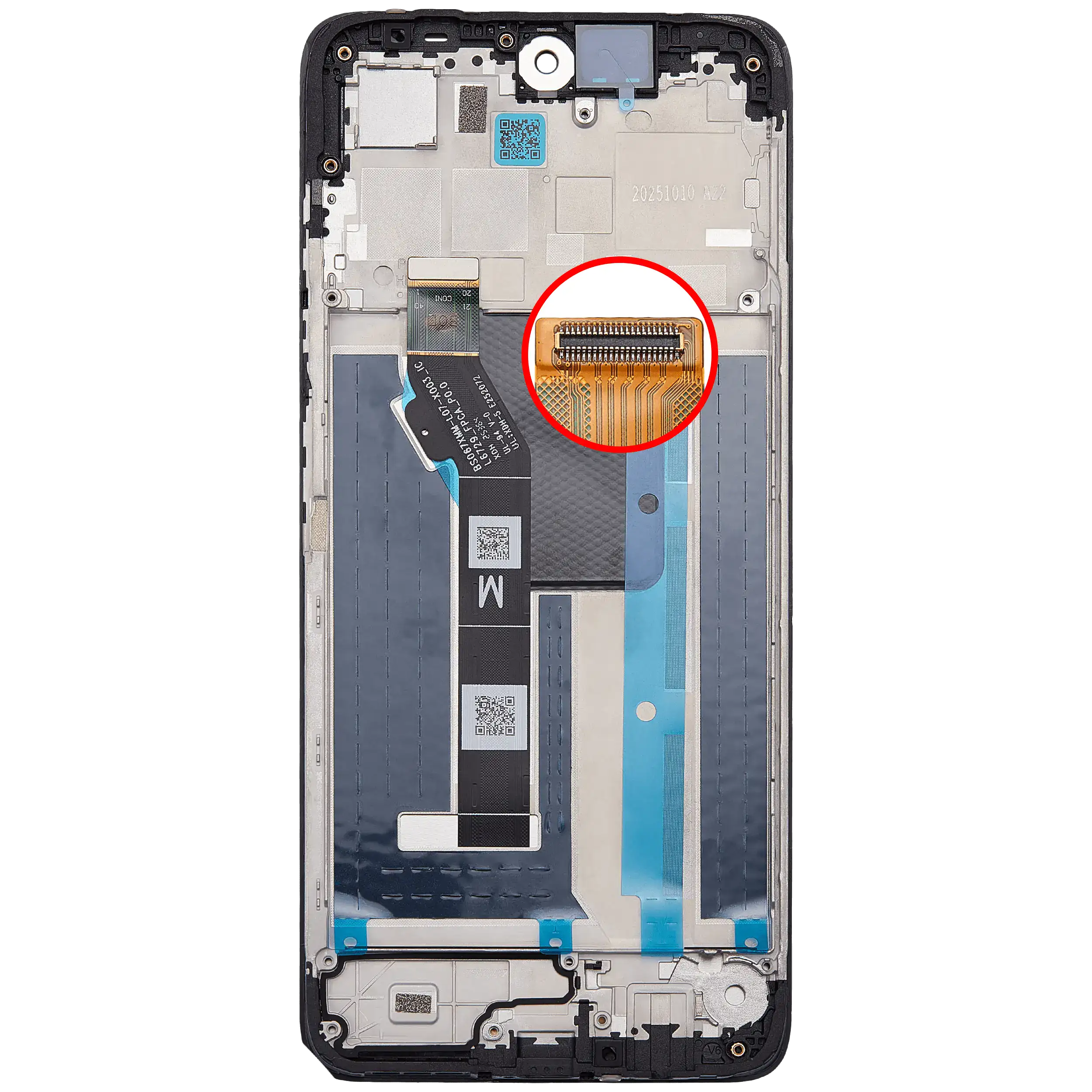 For Moto G57 (XT-2537 / 2025) / G57 Power (XT-2537 / 2025) LCD Screen Replacement With Frame (Premium) (All Colors)