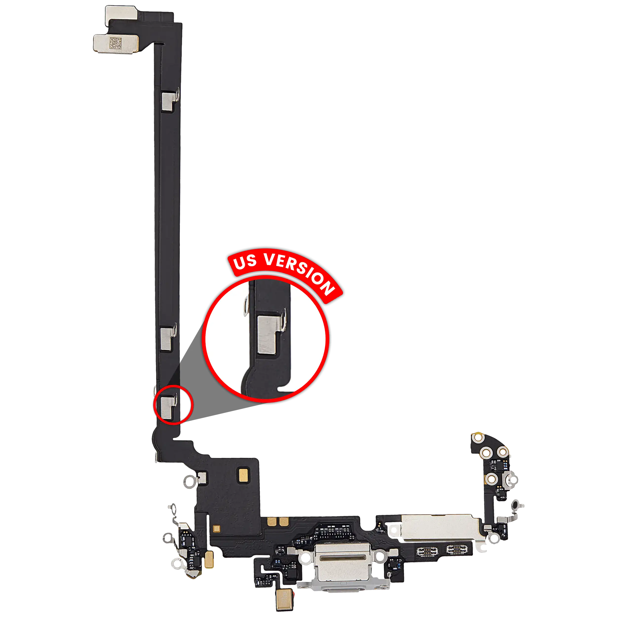 For iPhone 17 Pro Max Charging Port Flex Replacement / US Version (Premium) (All Colors)
