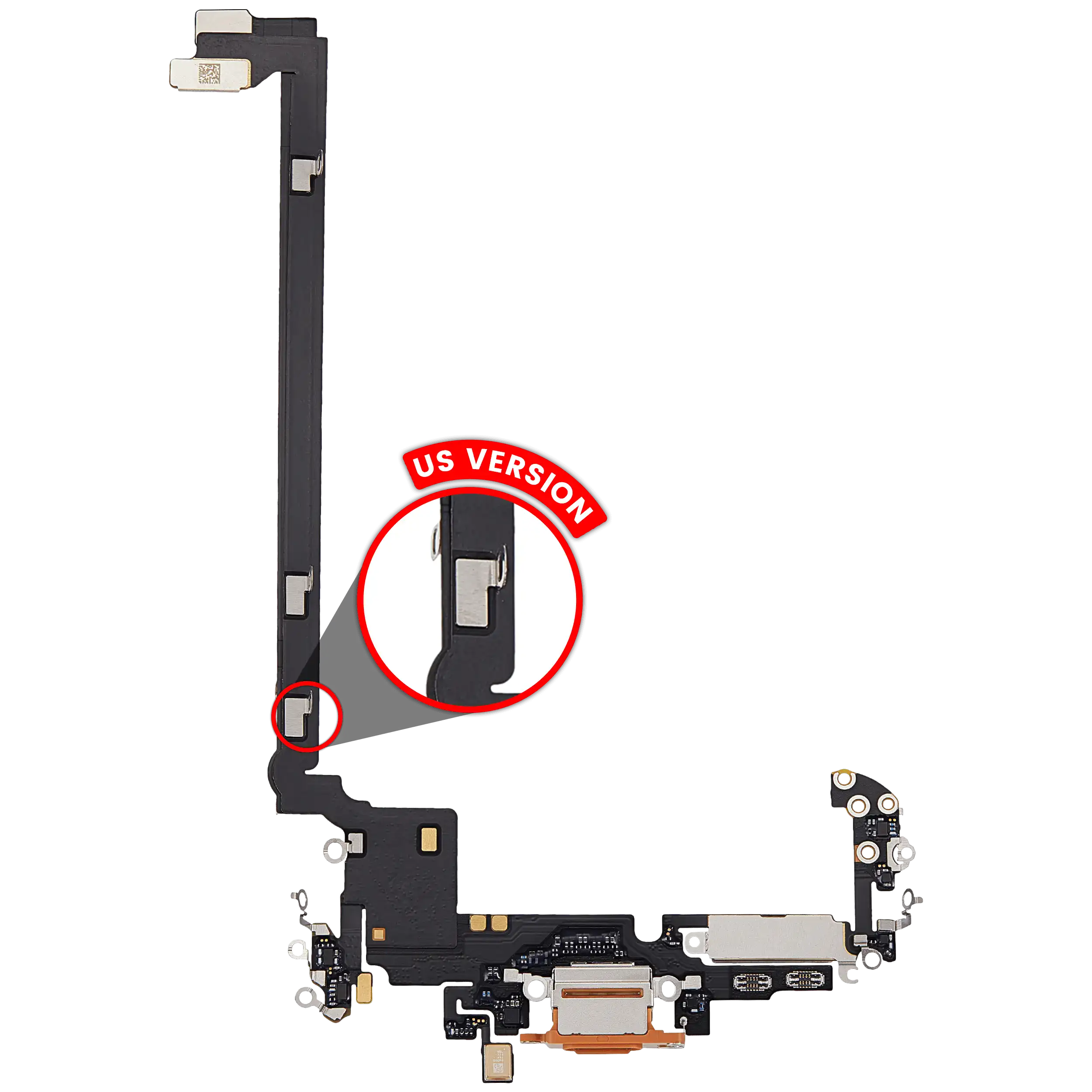 For iPhone 17 Pro Max Charging Port Flex Replacement / US Version (Premium) (All Colors)