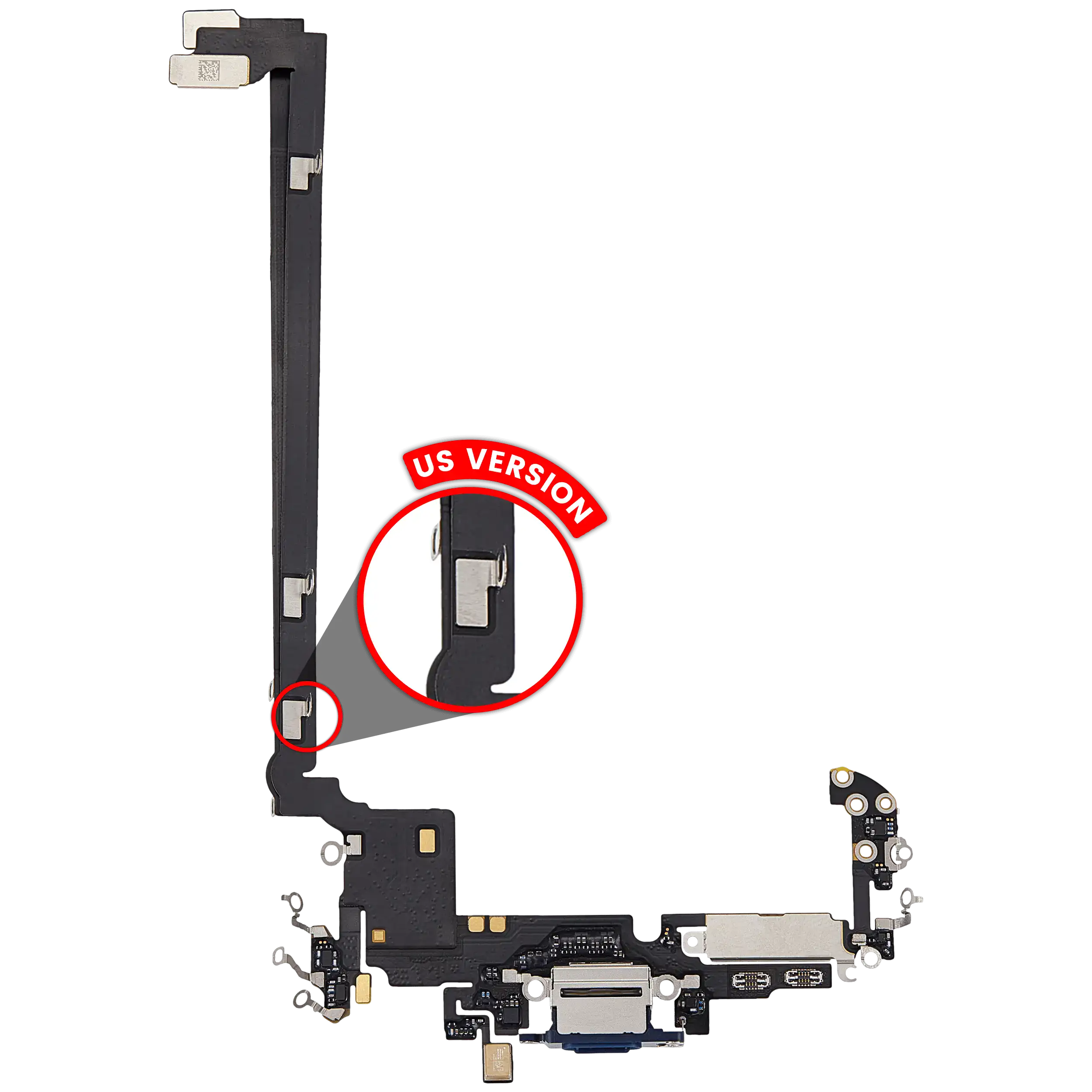For iPhone 17 Pro Max Charging Port Flex Replacement / US Version (Premium) (All Colors)