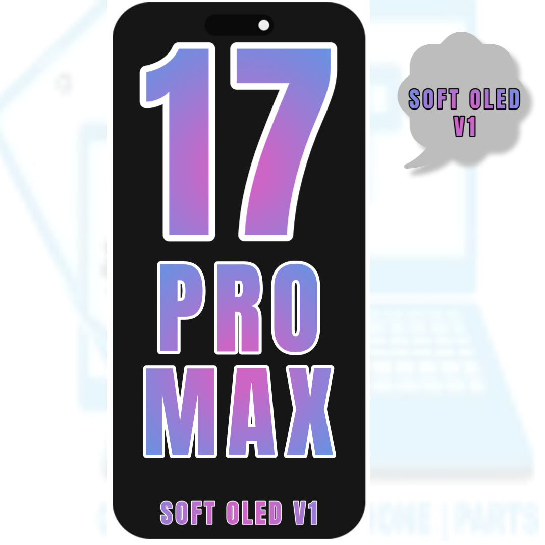 For iPhone 17 Pro Max OLED Screen Replacement (Soft Oled V1)