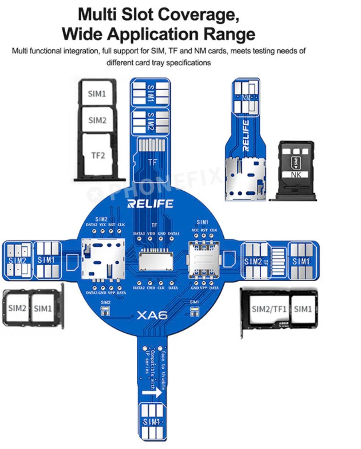 RELIFE XA6 Dual Card Signal Test Board