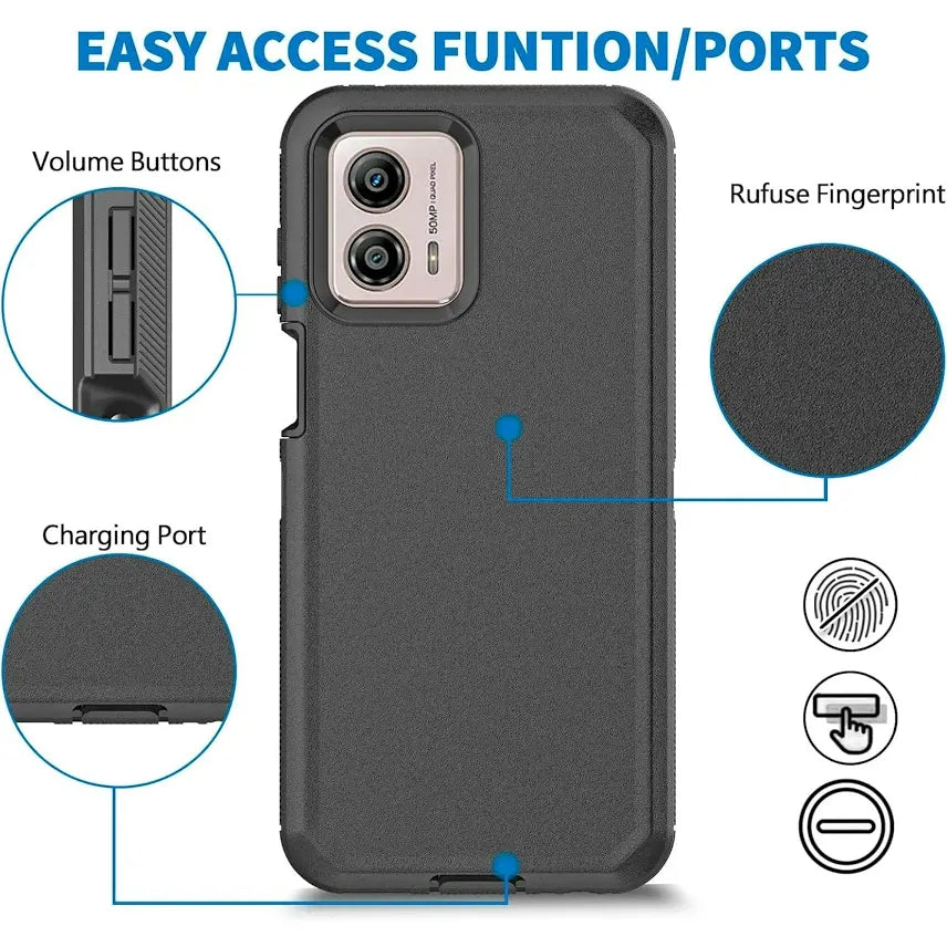 For Moto G Play (XT-2413 / 2024) Heavy Duty Cases (All Colors)