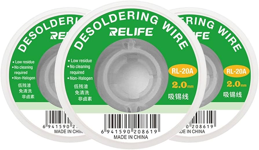 RELIFE RL-20A Desoldering Wire 2.0mm