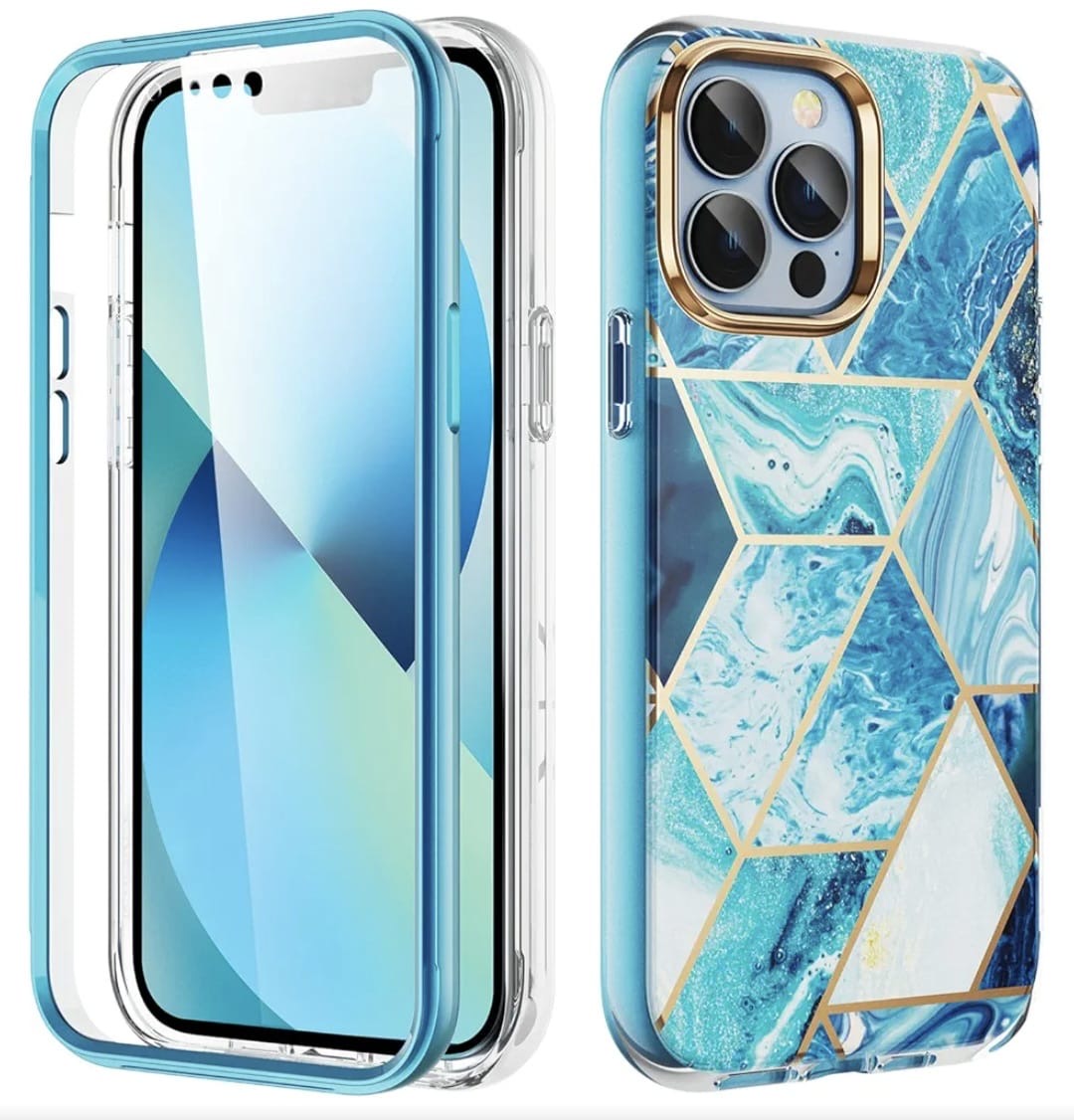 For iPhone 12 / 12 Mini / 12 Pro / 12 Pro Max Marble Design Slim Cases (All Colors)