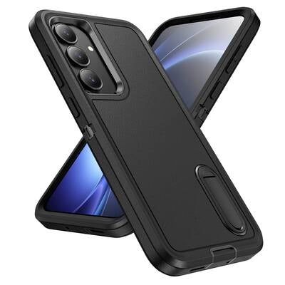 For Samsung Galaxy S25 FE 5G Heavy Duty Cases With Kickstand (All Colors)