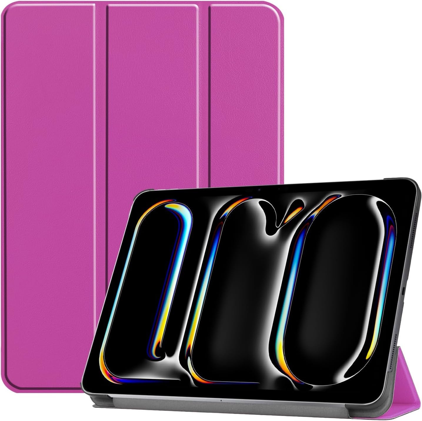 For iPad Mini 6 / Mini 7 Slime Trifold Stand Protective Case Cover With Pencil Holder (All Colors)