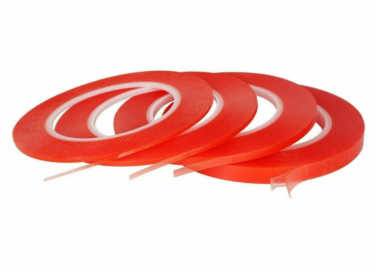 Red Double Sided Adhesive Tape (All Size)