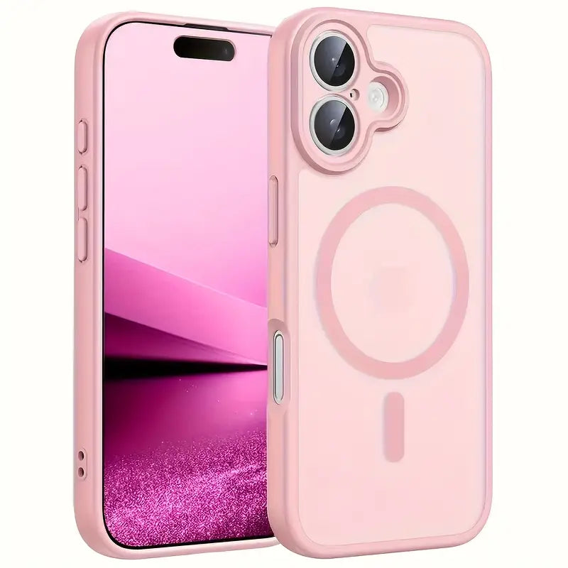 For iPhone 17 / 17 Air / 17 Pro / 17 Pro Max Frosted MagSafe Shockproof Cases (All Colors)