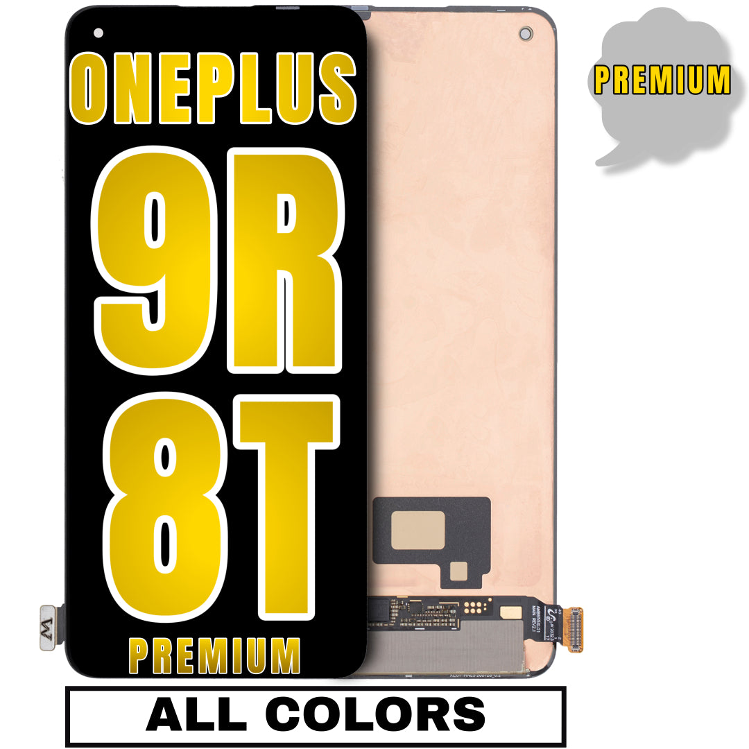 For OnePlus 9R / 8T OLED Screen Replacement Without Frame (Premium) (All Colors)