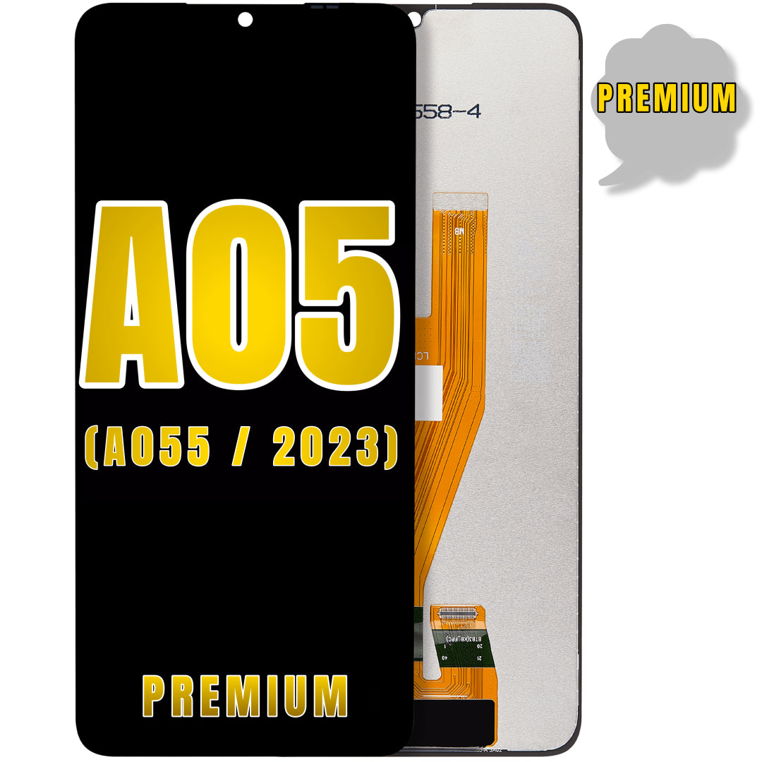 For Samsung Galaxy A05 (A055 / 2023) LCD Screen Replacement Without Frame (Premium) (All Colors)