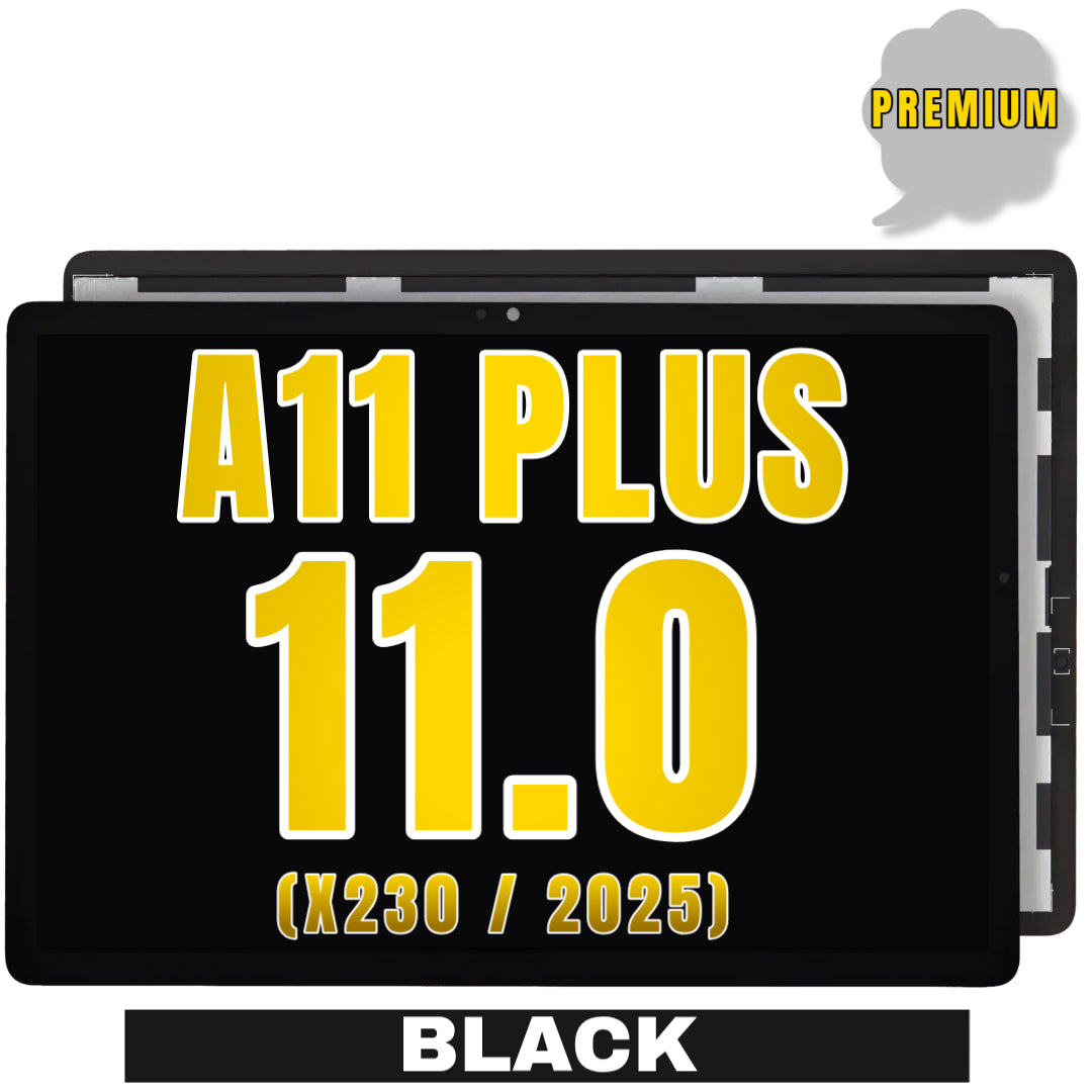 For Galaxy Tab A11 Plus 11.0" (X230 / 2025) LCD Screen Replacement Without Frame (Premium) (Black)