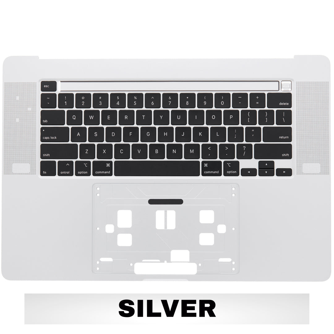 For MacBook Pro 16" (A2141 / Mid 2019) Top Case With Keyboard Replacement / US Version (Silver)