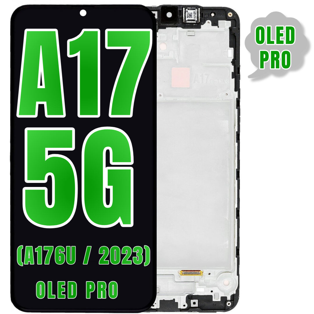 For Samsung Galaxy A17 5G (A176 / 2025) (6.66") OLED Screen Replacement With Frame (Oled Pro) (All Colors)