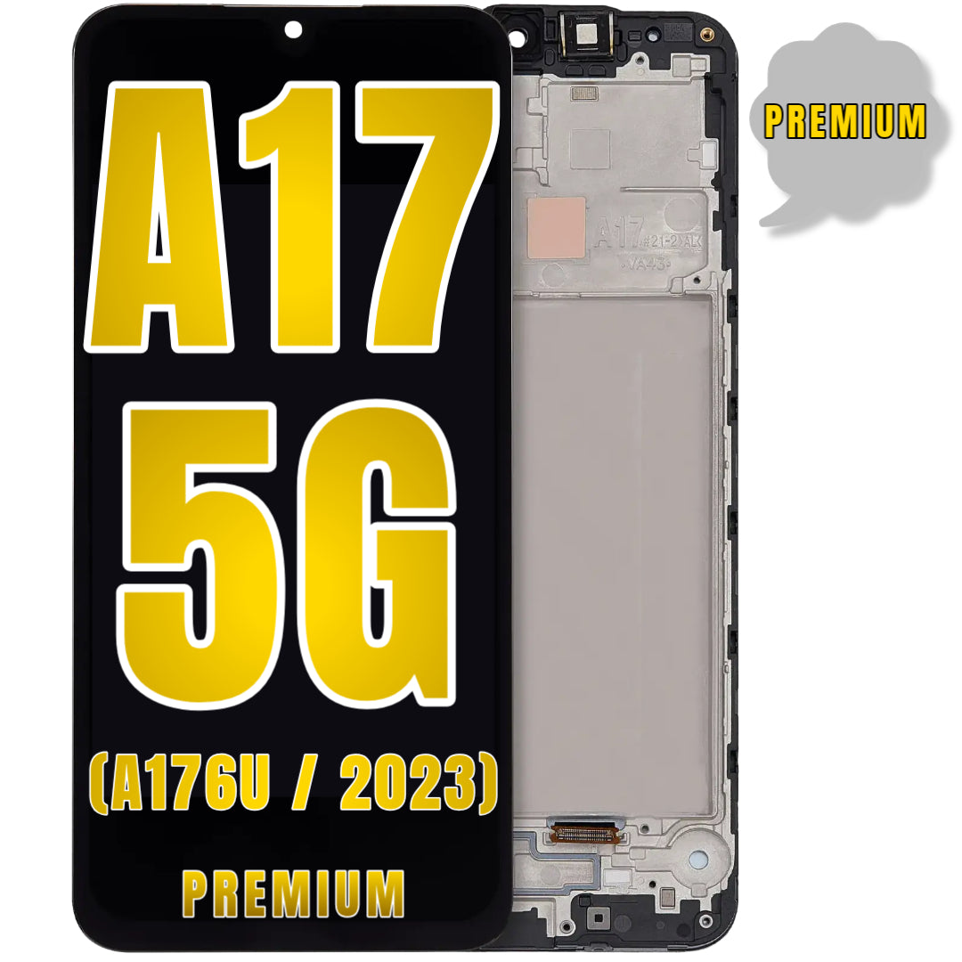 For Samsung Galaxy A17 5G (A176 / 2025) OLED Screen Replacement With Frame (Premium) (All Colors)