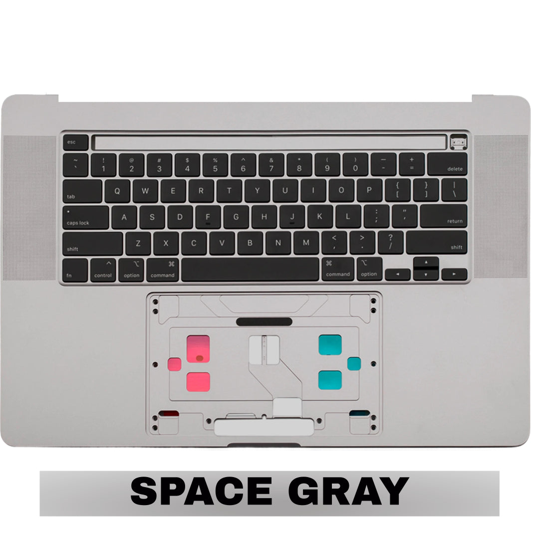 For MacBook Pro 16" (A2141 / Mid 2019) Top Case With Keyboard Replacement / US Version (Space Gray)