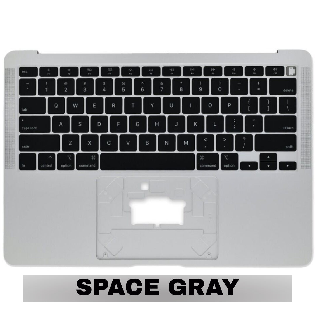 For MacBook Air 13" (A2179 / Early 2020) Top Case With Keyboard Replacement / US Version (Space Gray)