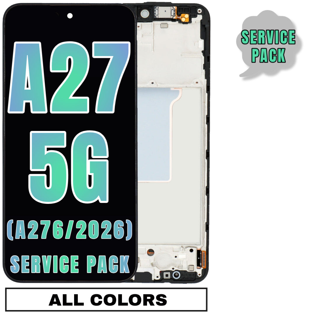 For Samsung Galaxy A27 5G (A276 / 2026) OLED Screen Replacement With Frame (Service Pack) (All Colors)