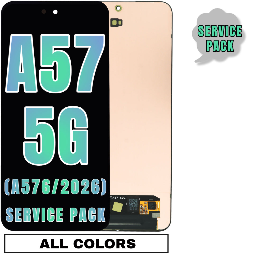 For Samsung Galaxy A57 5G (A576 / 2026) OLED Screen Replacement Without Frame (Service Pack) (All Colors)