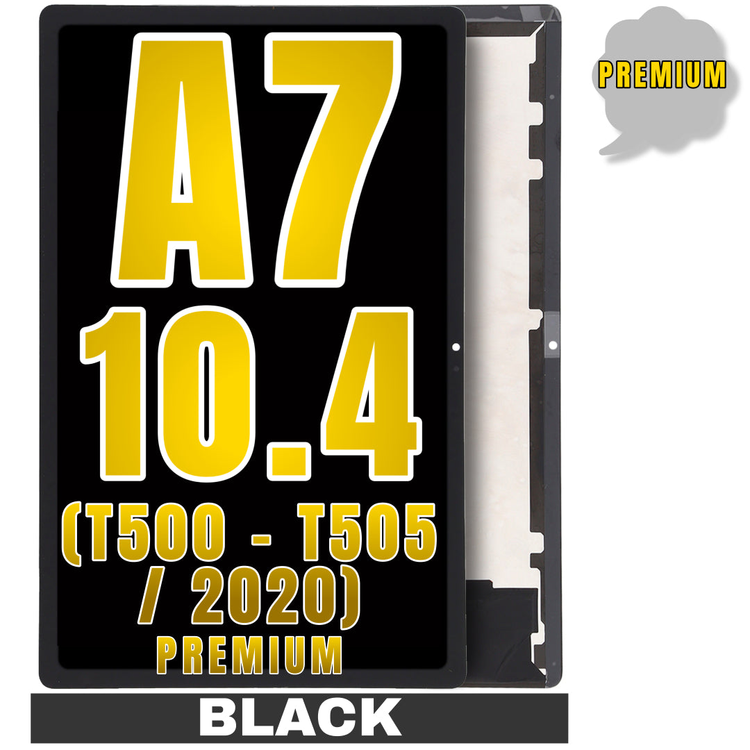 For Galaxy Tab A7 10.4" (T500 - T505 / 2020) LCD Screen Replacement Without Frame (Premium) (Black)