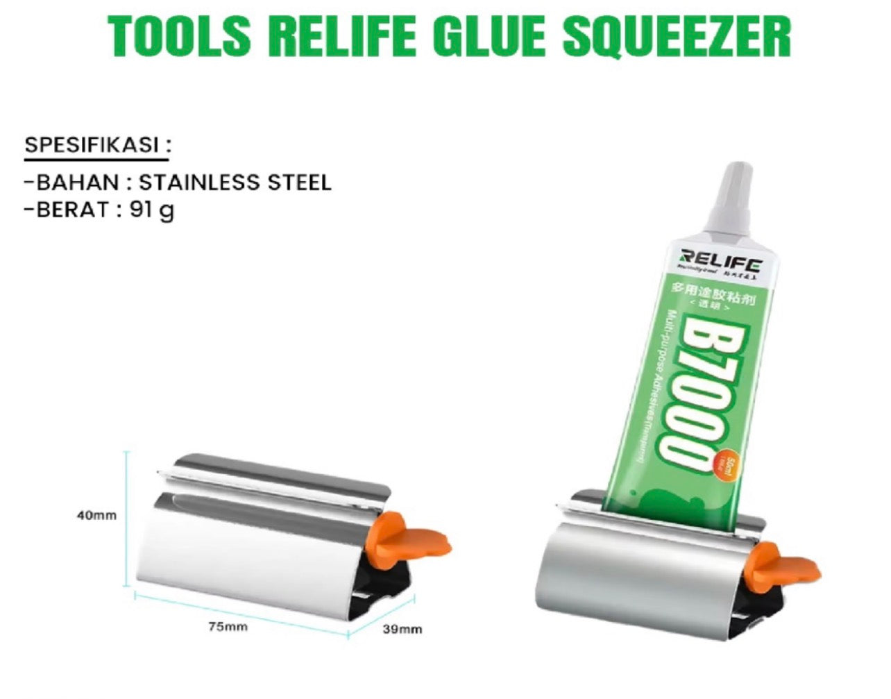 Glue Squeezer Suitable for Various Tube Items