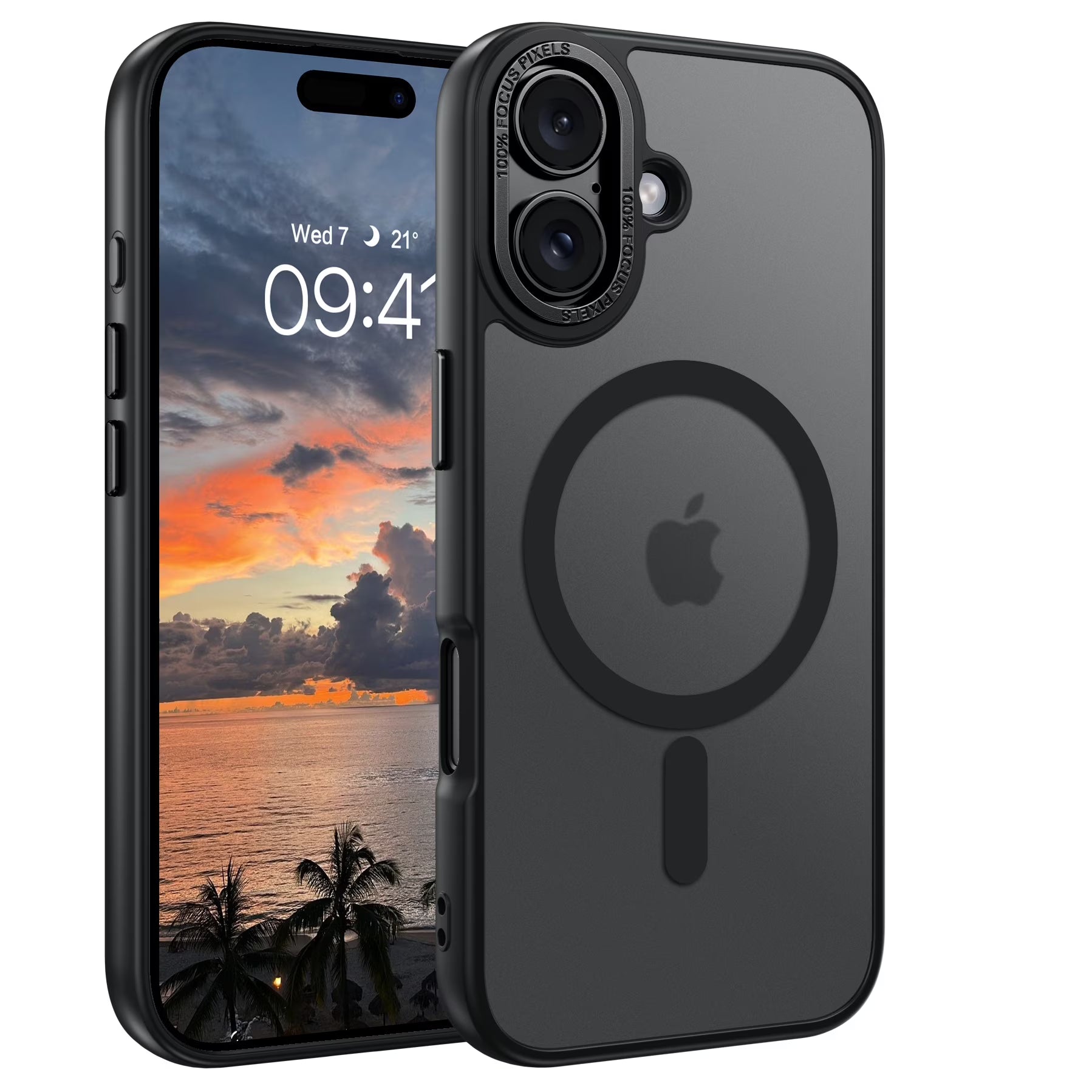 For iPhone 17 / 17 Air / 17 Pro / 17 Pro Max Frosted MagSafe Shockproof Cases (All Colors)