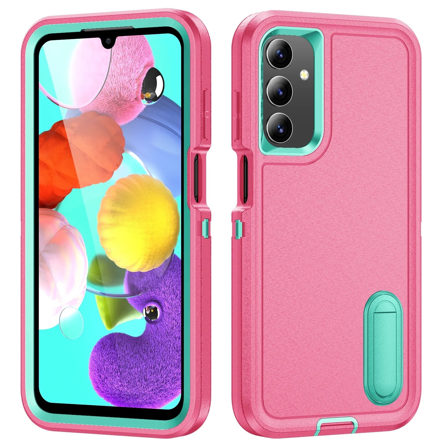 For Samsung Galaxy A36 5G / A56 5G Heavy Duty Cases With Kickstand (All Colors)