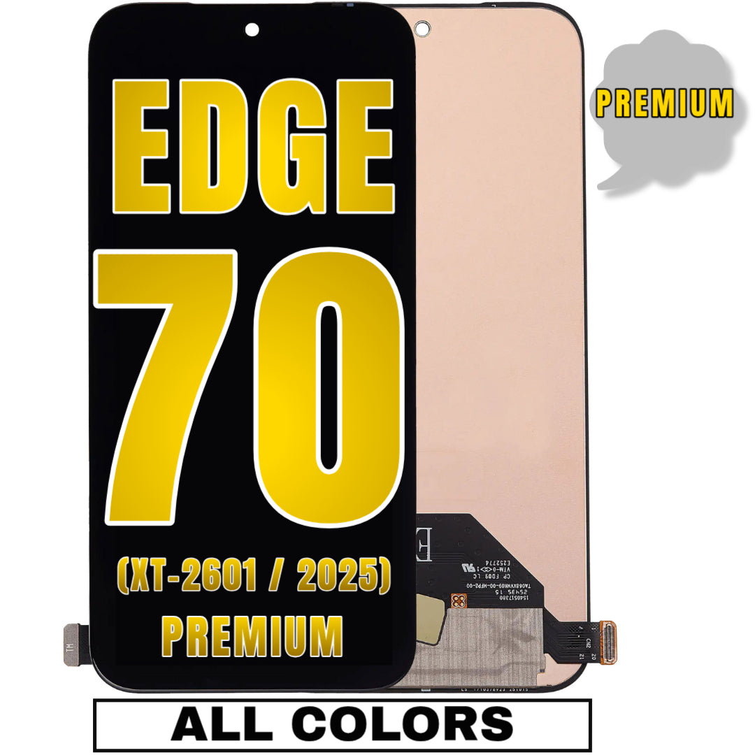 For Moto Edge 70 (XT-2601 / 2025) OLED Screen Replacement Without Frame (Premium) (All Colors)