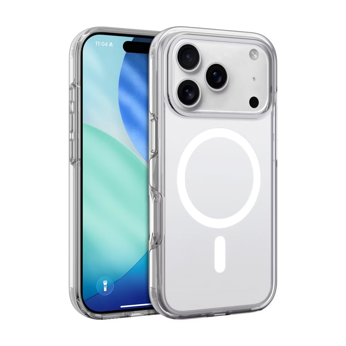 For iPhone 17 / 17 Air / 17 Pro / 17 Pro Max Cases Compatible With MagSafe (Clear)