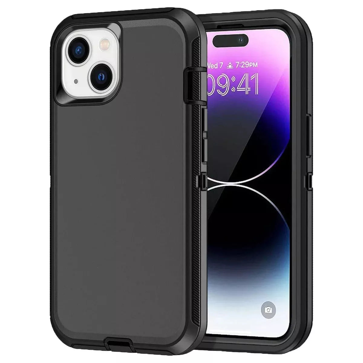 For iPhone 15 / 15 Plus / 15 Pro / 15 Pro Max Heavy Duty Cases (All Colors)