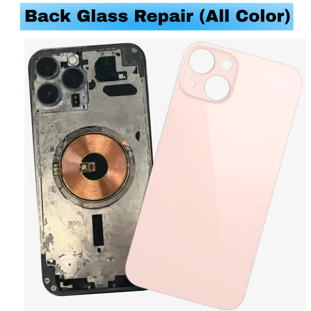 For iPhone 13 Mini Back Glass Repair (All Color)