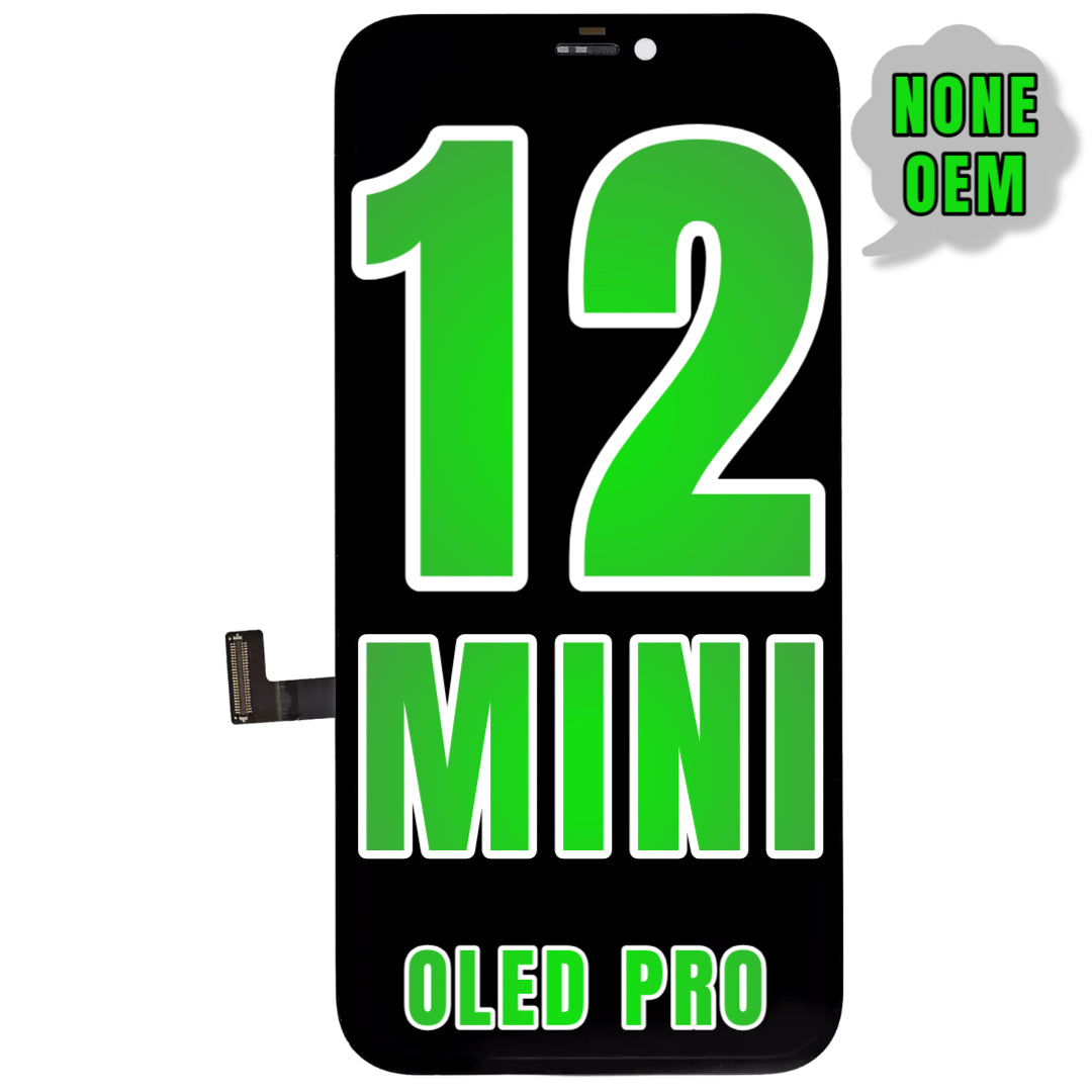 For iPhone 12 Mini OLED Screen Replacement / NONE OEM (Support Diagnostic Screen) (Oled Pro)
