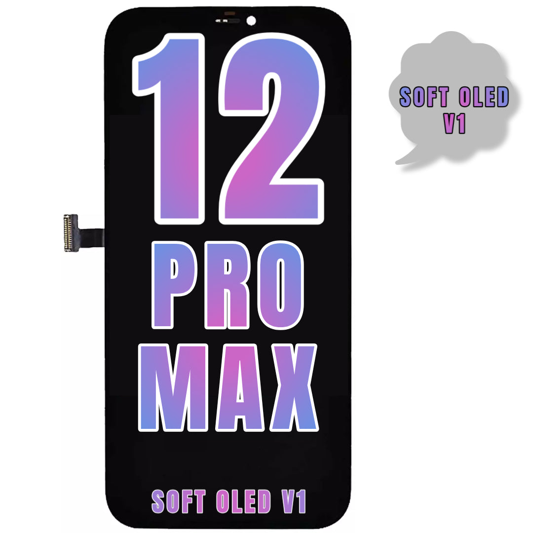 For iPhone 12 Pro Max OLED Screen Replacement (Soft Oled V1)