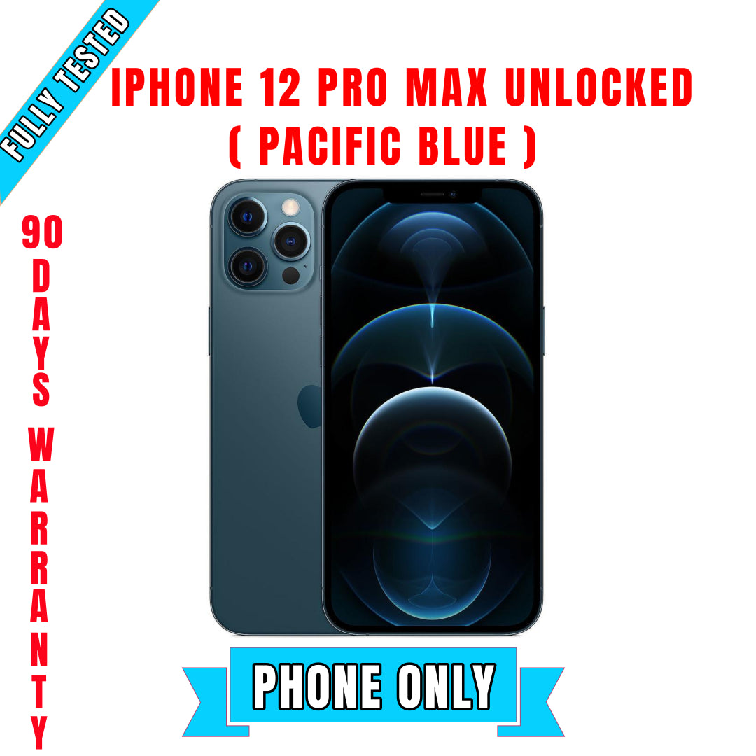 iPhone 12 Pro Max Factory Unlocked (Pacific Blue)