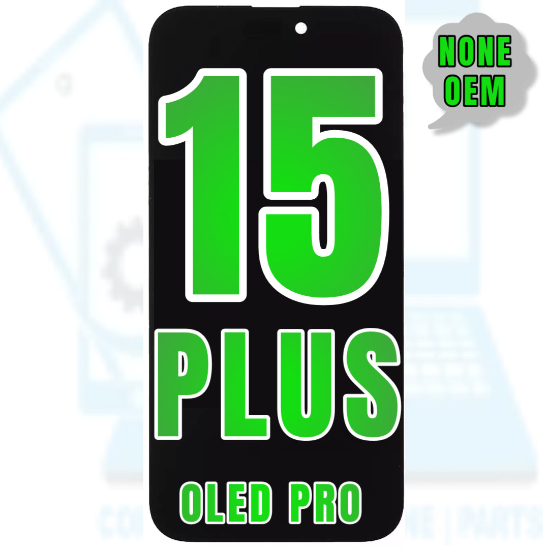 For iPhone 15 Plus OLED Screen Replacement / NONE OEM (Support Diagnostic Screen) (Oled Pro)