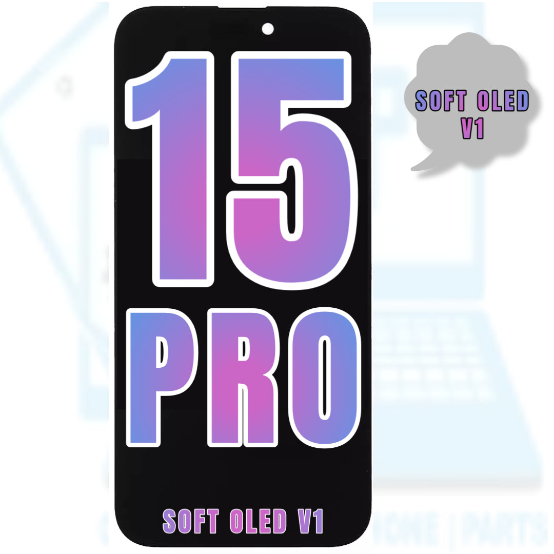 For iPhone 15 Pro OLED Screen Replacement (Soft Oled V1)