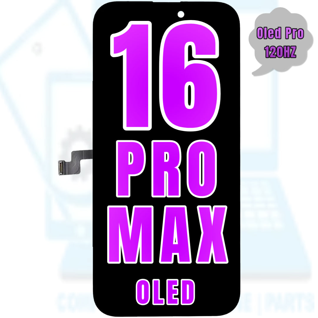 For iPhone 16 Pro Max OLED Screen Replacement (Oled Pro / 120HZ)