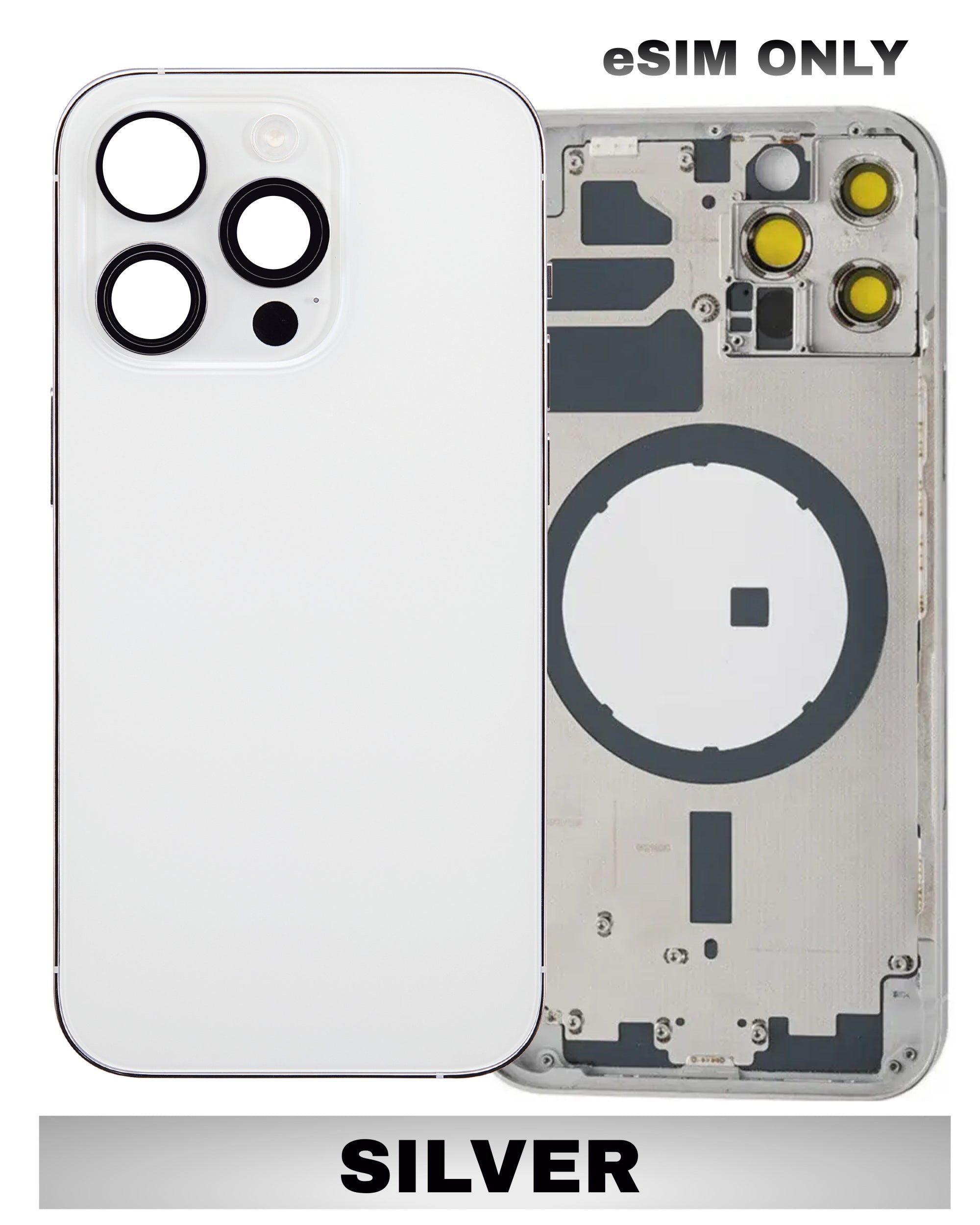 For iPhone 14 Pro Max Back Housing Replacement / US Version (No Small Parts) (All Color)