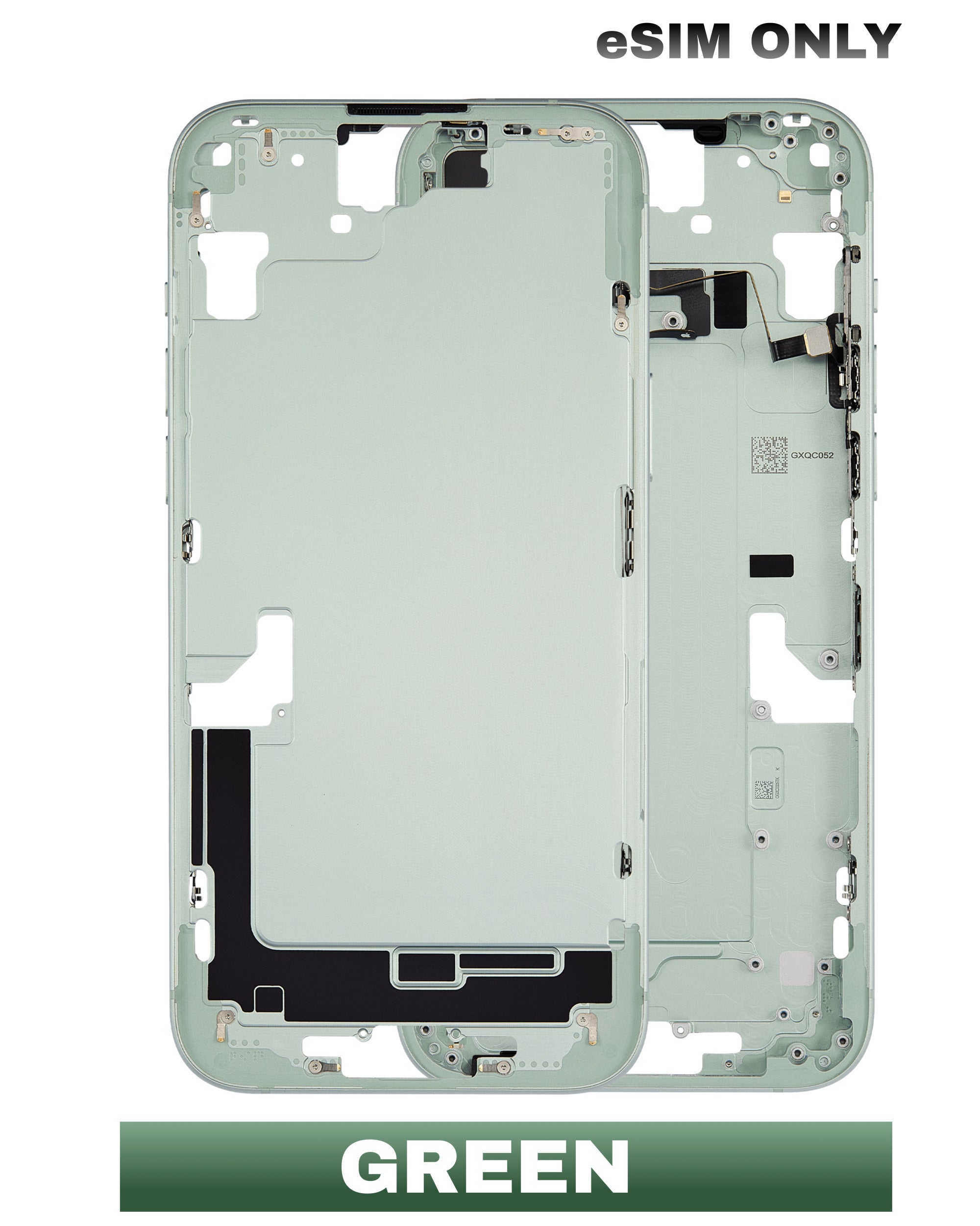 For iPhone 15 Plus Mid-Frame Housing Replacement / US Version (No Small Parts) (All Color)