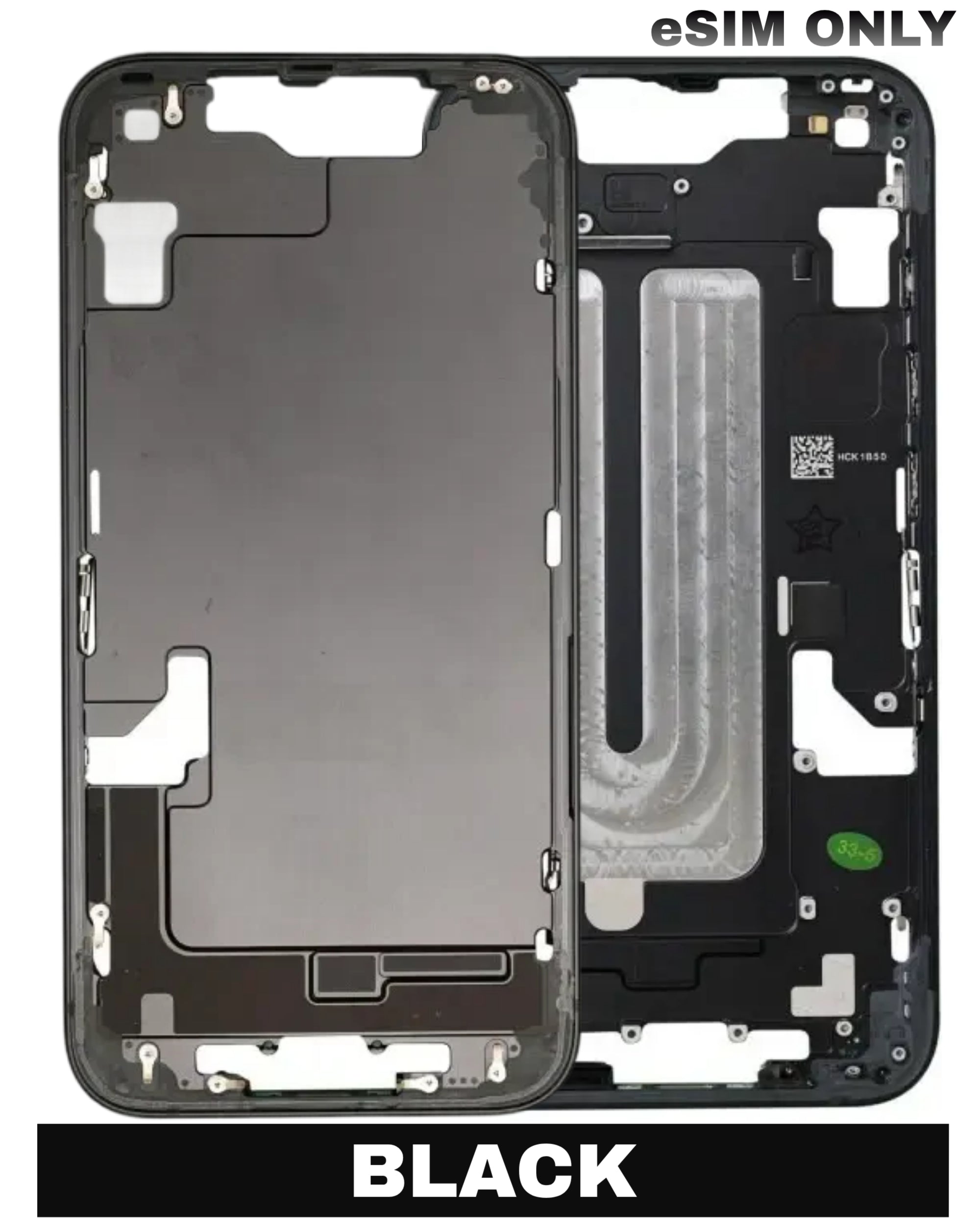For iPhone 16e Mid-Frame Housing Replacement / US Version (No Small Parts) (All Color)