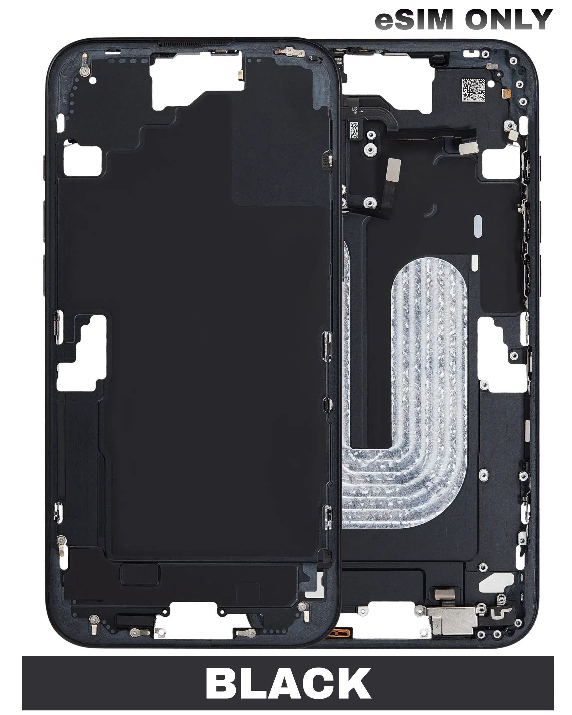 For iPhone 16 Plus Mid-Frame Housing Replacement / US Version (No Small Parts) (All Color)