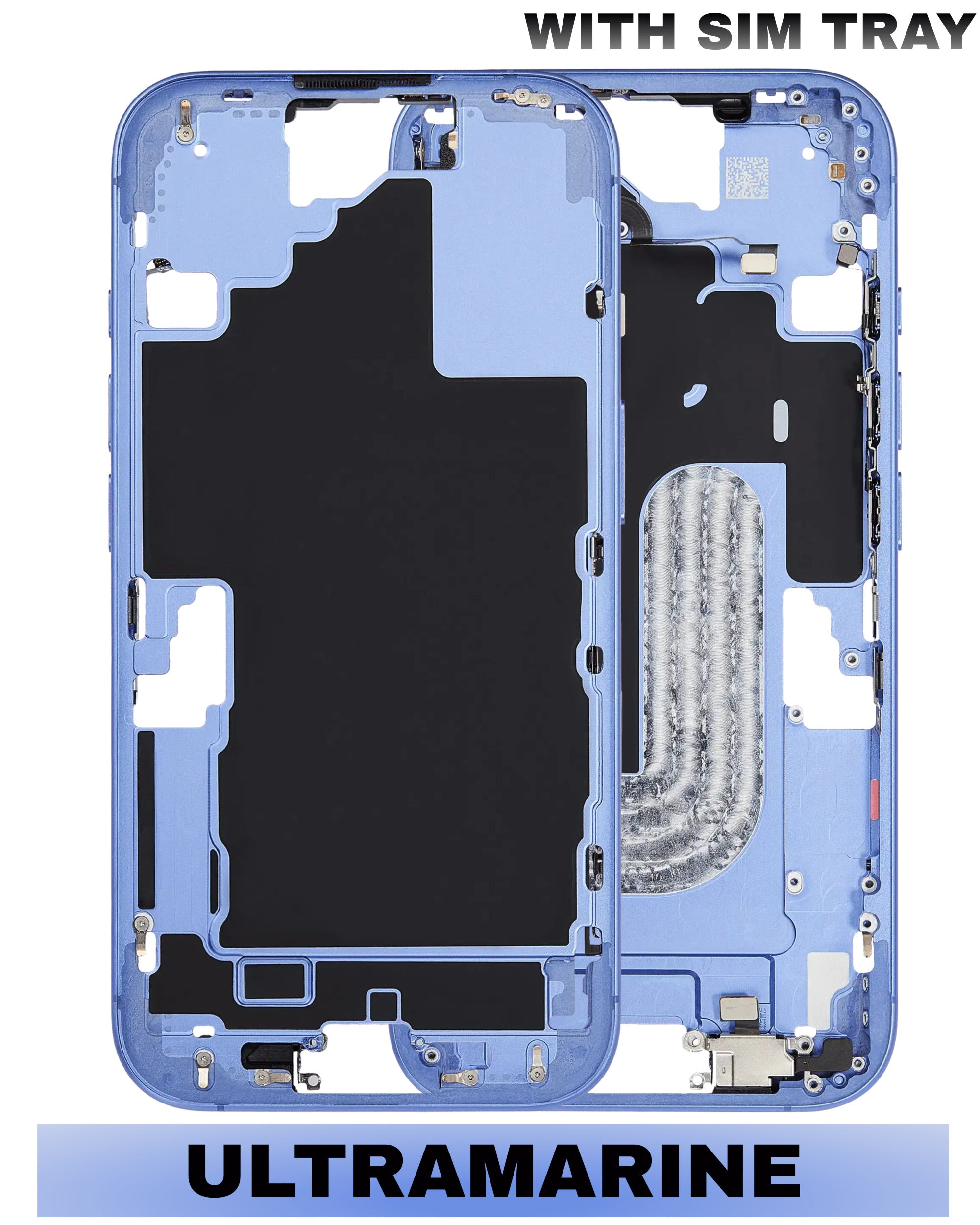 For iPhone 16 Mid-Frame Housing Replacement / International Version (No Small Parts) (All Color)