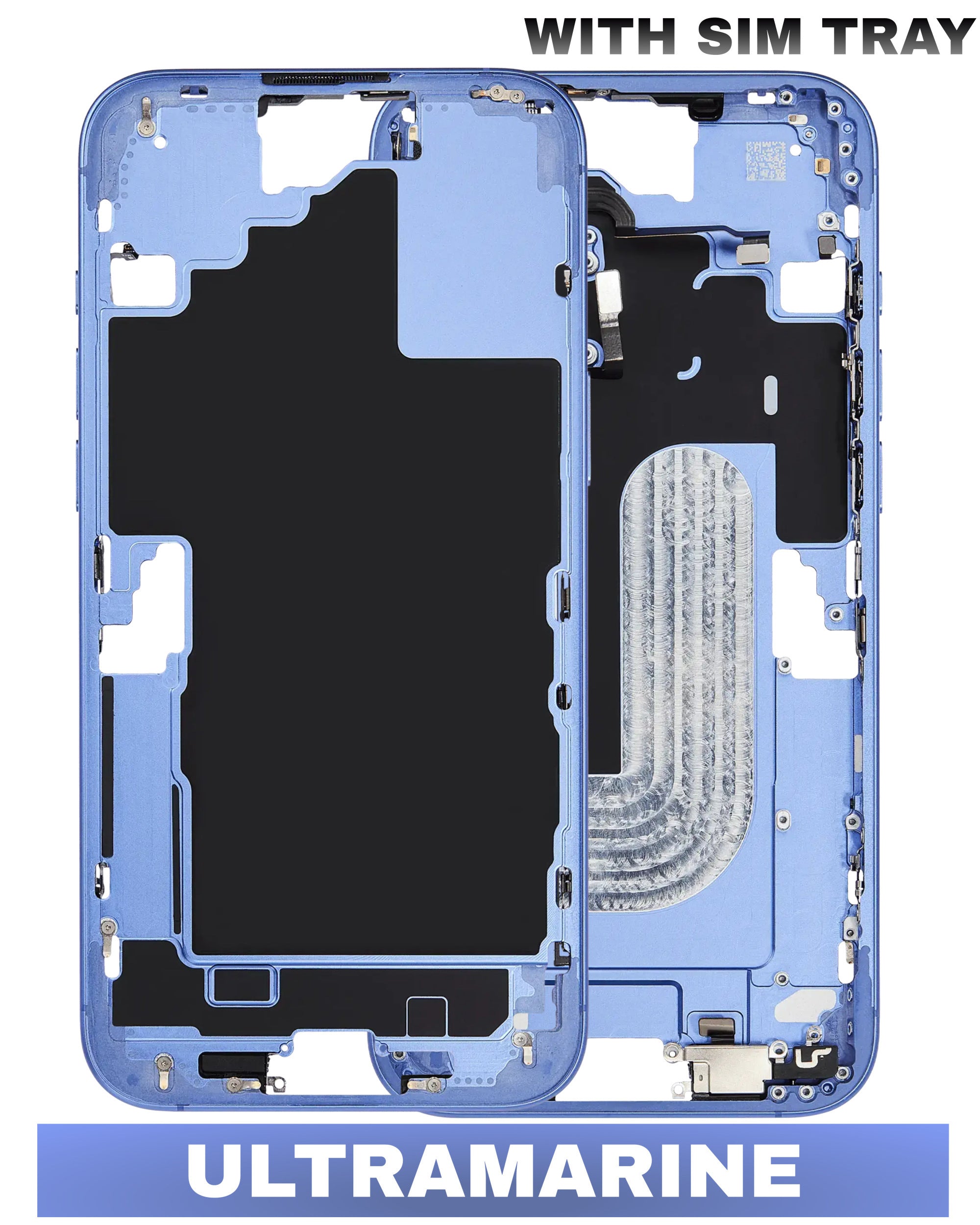 For iPhone 16 Plus Mid-Frame Housing Replacement / International Version (No Small Parts) (All Color)