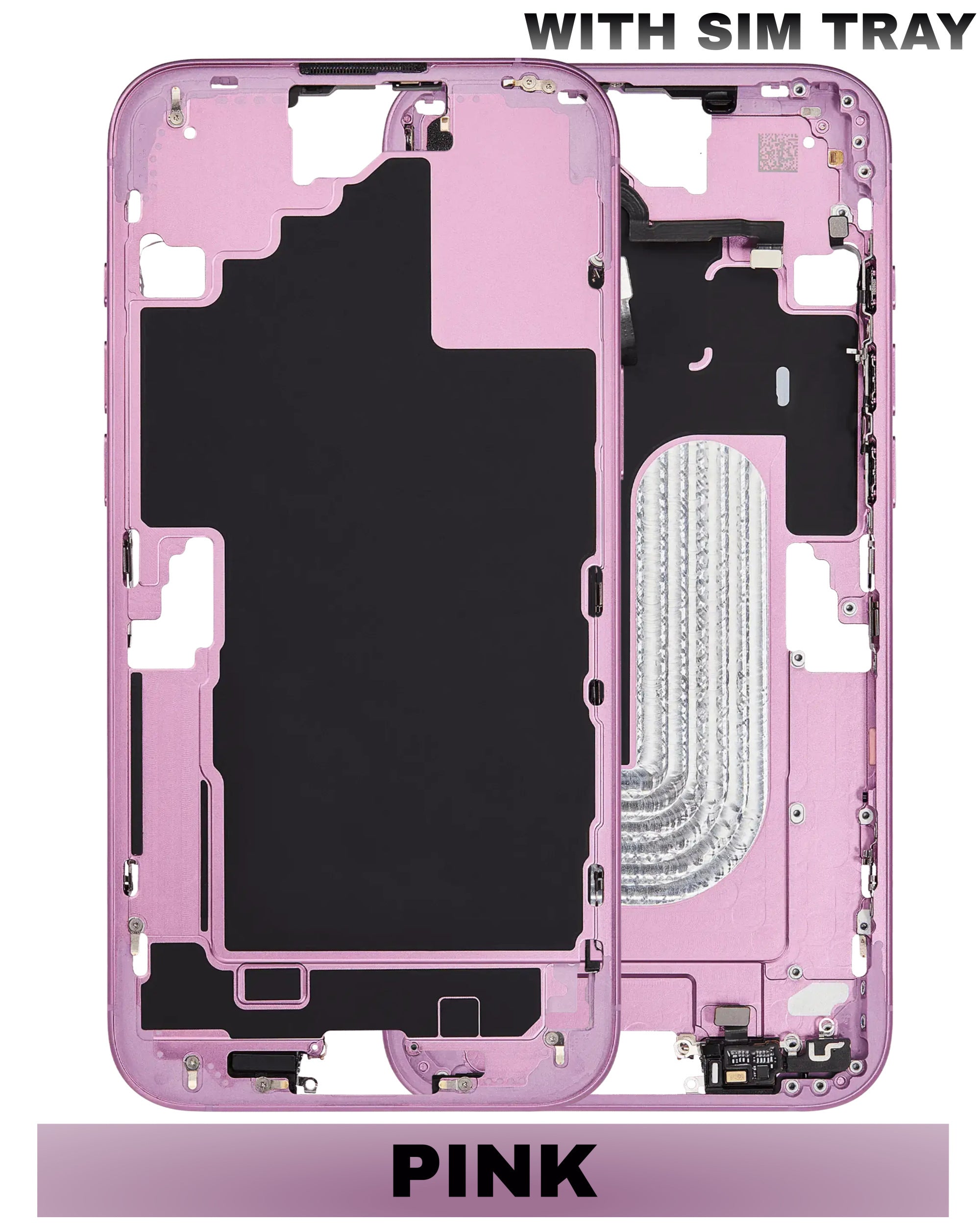For iPhone 16 Plus Mid-Frame Housing Replacement / International Version (No Small Parts) (All Color)