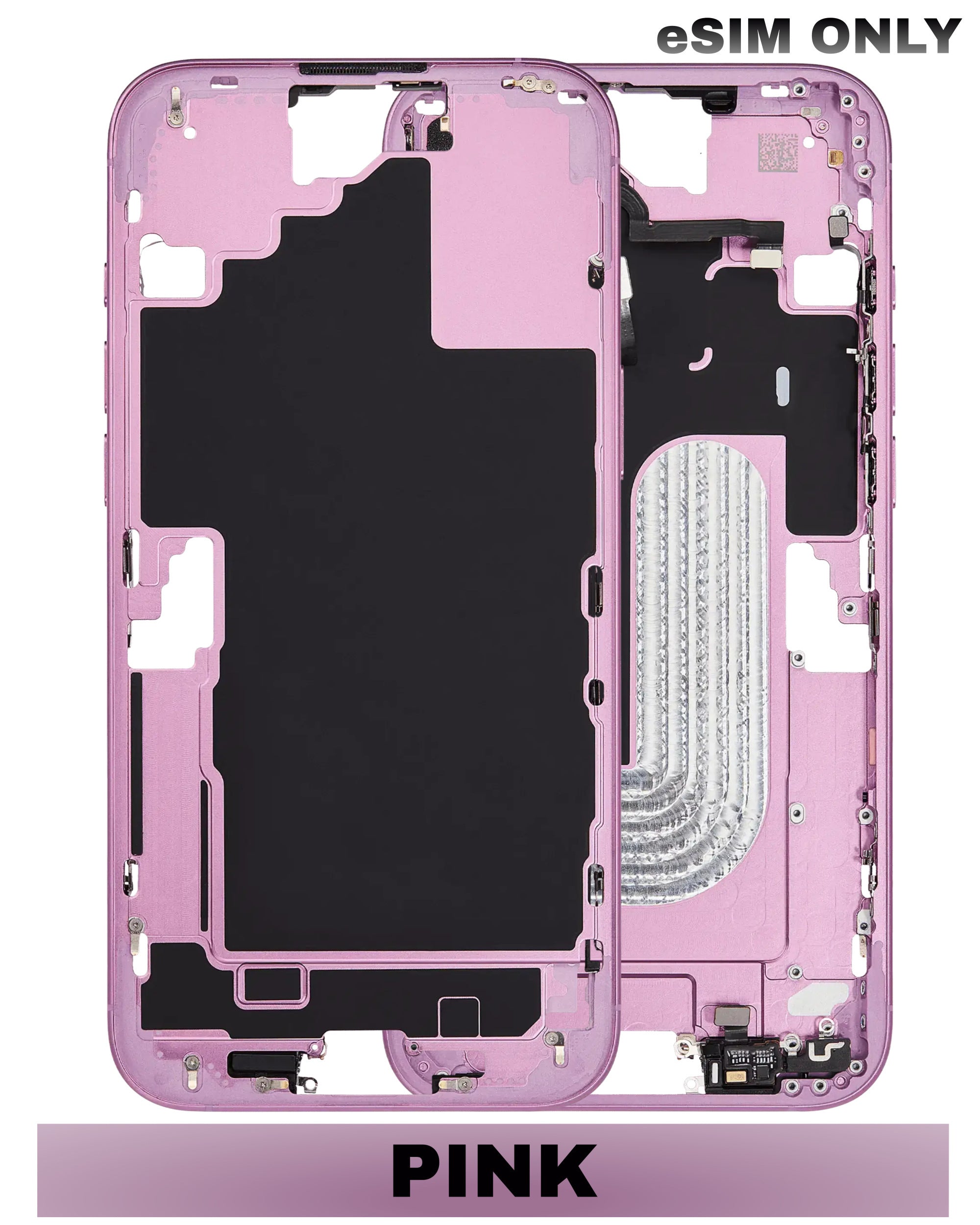 For iPhone 16 Plus Mid-Frame Housing Replacement / US Version (No Small Parts) (All Color)