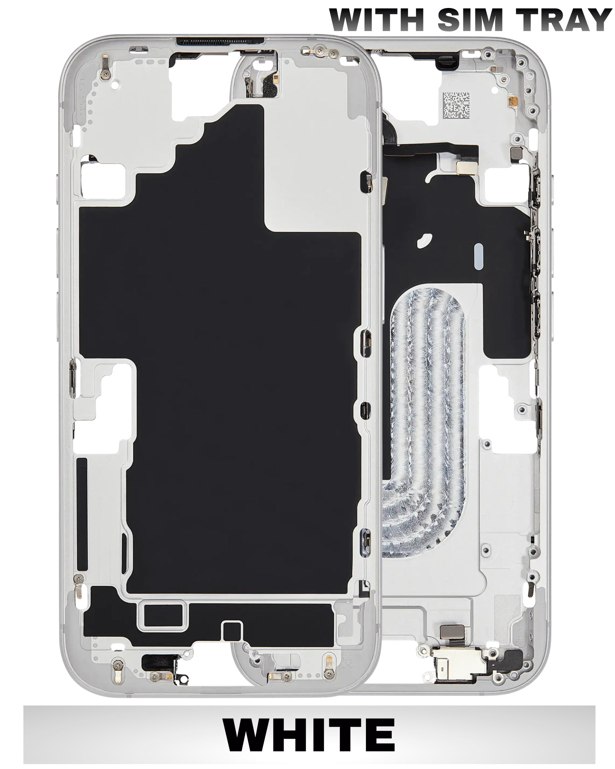 For iPhone 16 Mid-Frame Housing Replacement / International Version (No Small Parts) (All Color)