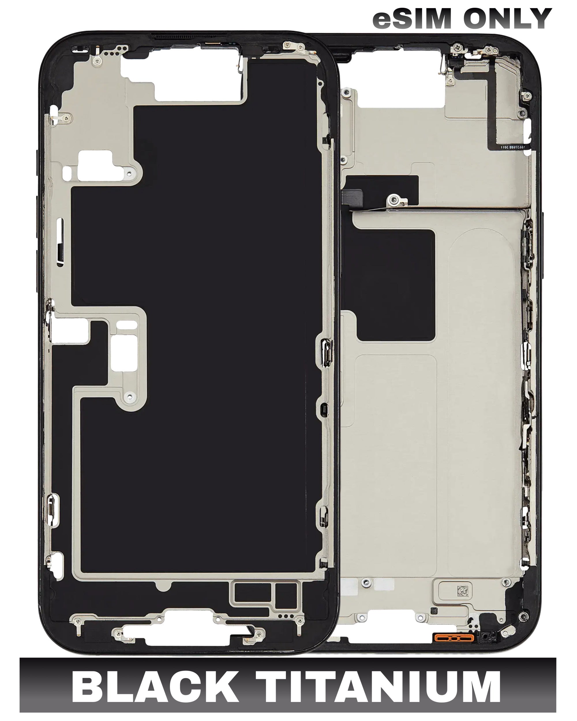 For iPhone 16 Pro Max Mid-Frame Housing Replacement / US Version (No Small Parts) (All Color)